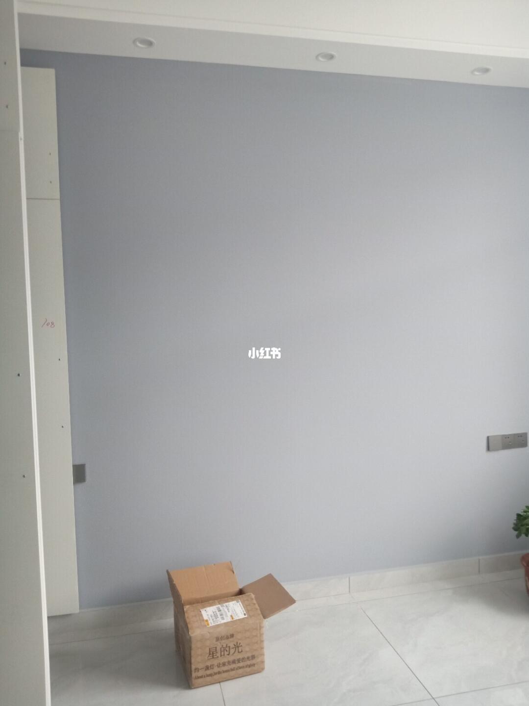 南京东宝花园石膏线条背景墙彩色乳胶漆调色效果还是不错的